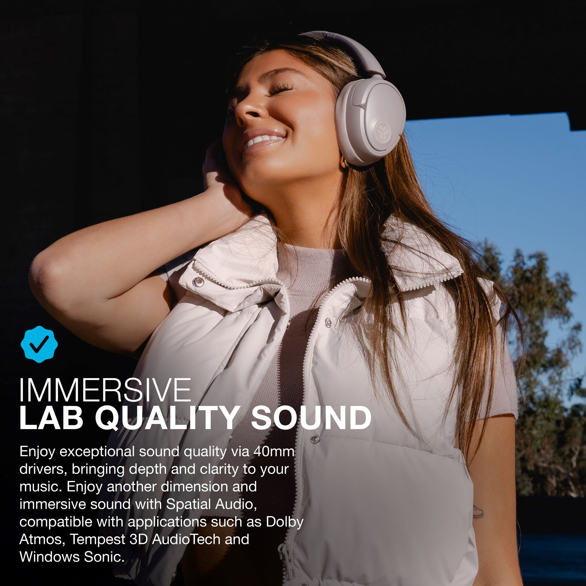 Jbuds Lux Active Noise Cancellation Bluetooth Headphones